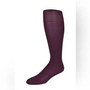 Pear Sox Men's Plum Knee-High Athletic Socks - Stretch Comfort